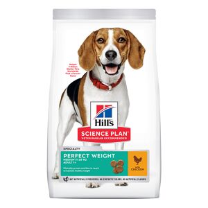 Hill's Science Plan Adult 1+ Perfect Weight Medium, kylling - 2 x 12 kg