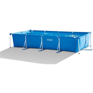 Pool Galvaniseret Ramme 7.127l 450x220cm Intex Badebassin Og Pool 28274np