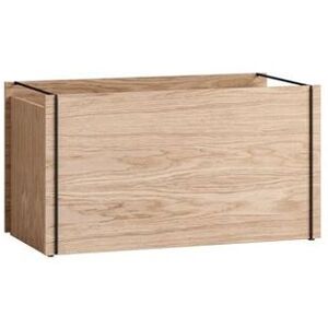 Moebe Storage Box 60x31 cm - Oak / Black Steel