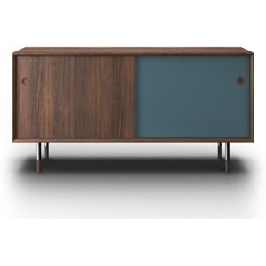 Sibast Furniture No 11 Skænk L: 152 cm - Walnut/Blue & Black/Metal