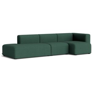 HAY Mags 3 Seater Combination 3 L: 304 cm - Right End - Olavi By 16/Black Stained Beech