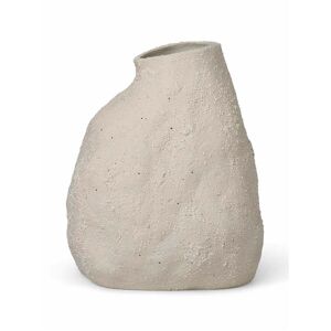 Ferm Living Vulca Medium Vase H: 36 cm - Off White Stone