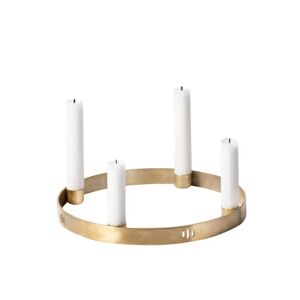Ferm Living Candle Holder Circle Small Ø:25 cm - Messing