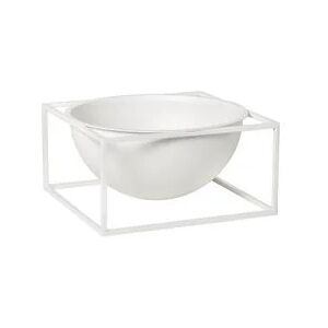 Audo Copenhagen Kubus Bowl Centerpiece Stor Ø: 23 cm - Hvid