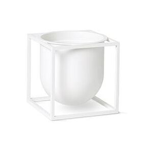 Audo Copenhagen Kubus Flowerpot 14 14x14 cm - Hvid