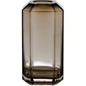 LOUISE ROE Jewel Vase Glass H: 16 cm - Smoke