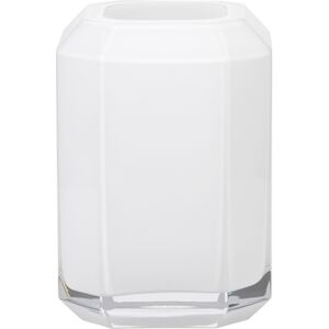 LOUISE ROE Jewel Vase Glass H: 20 cm - Opal White