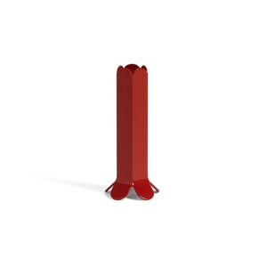 HAY Arcs Candleholder L H: 13 cm - Red OUTLET