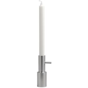 Fritz Hansen Lysestage Single #2 H: 13 cm - Stainless Steel OUTLET