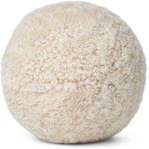 Natures Collection Angelite Round Cushion New Zealand Sheepskin Ø30 cm - Pearl OUTLET