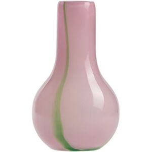 Kodanska Flow Vase Mini H: 15 cm - Purple W. Green Stripes