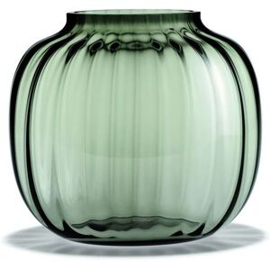 Holmegaard Primula Oval Vase H: 17,5 cm - Smoke