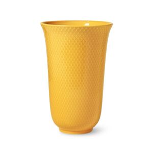 Lyngby  Porcelæn Lyngby Rhombe Color Vase H: 20 cm - Gul