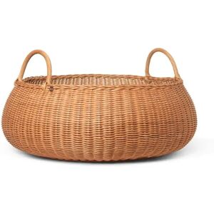 Ferm Living Braided Basket Low Ø: 60 cm - Natural