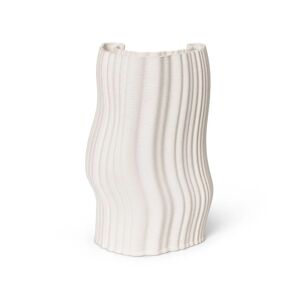 Ferm Living Moire Vase H: 30 cm - Off White