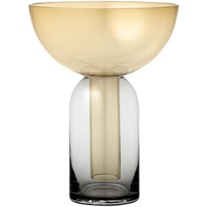 AYTM TORUS Vase H: 19,5 cm - Black/Amber