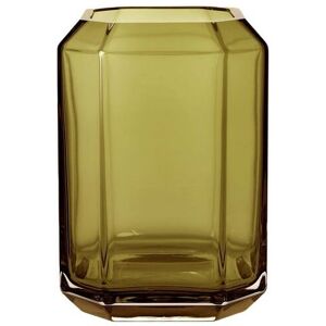 LOUISE ROE Jewel Vase Glass H: 20 cm - Olive