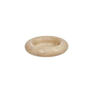 OYOY Living OYOY Savi Marble Candleholder Ø: 13,8 cm - Beige