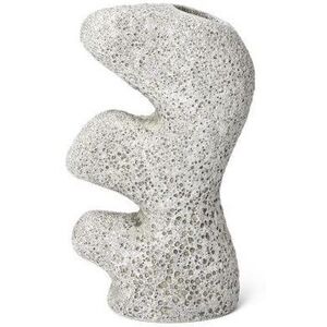 Ferm Living Yara Vase Small H: 24 cm - Grey Pumice