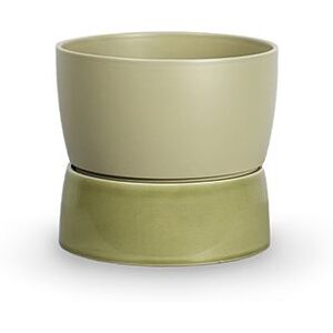 Ro Collection Two Tone Planter Large Ø: 20 cm - Artichoke Green