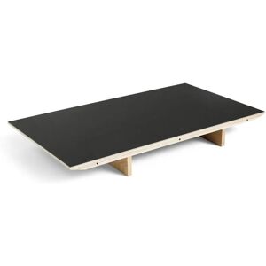 HAY CPH 30 Extendable Leaf 50x90 cm - Oak Lacquered Plywood/Black Linoleum