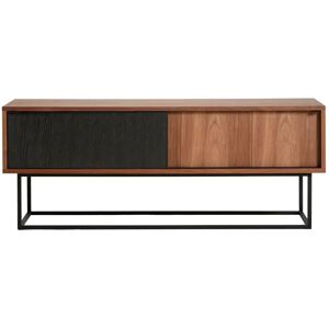 Woud Virka Sideboard Low 47 x 120 cm - Valnød / Sort