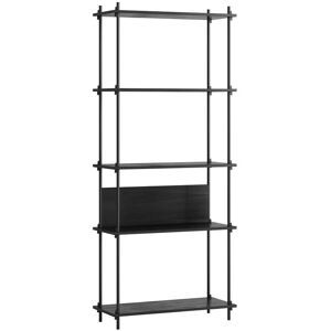 Moebe Shelving System 200x85 cm - Black