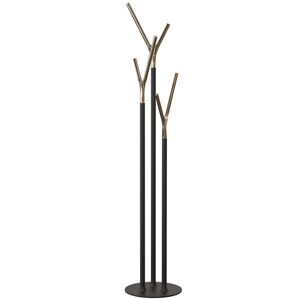 FROST WISHBONE Stumtjener H: 175cm - Mat sort/Poleret guld