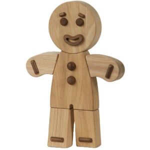 Boyhood Gingerbread Man Large H: 30 cm - Oak