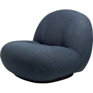 GUBI Pacha Lounge Chair - Soft Black Semi Matt/Harp 102