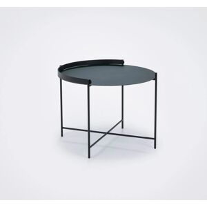 HOUE EDGE Tray Table Ø: 62 cm - Pine Green/Black