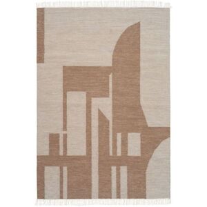 Kristina Dam Contemporary Kelim 200x140 cm - Brown