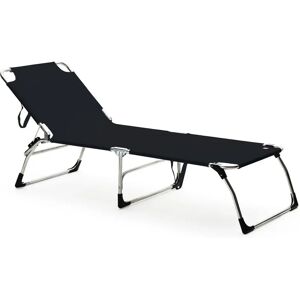 FIAM Amigo XXL Outdoor Sunbed L: 207 cm - Black