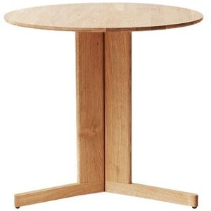 Form & Refine Trefoil Round Table Ø: 75 cm - White Oiled Oak