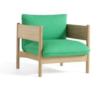 HAY Arbour Club Armchair SH: 40 cm - Vidar 932 / Bottle Green Water-Based Lacquered Solid Beech