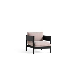 HAY Arbour Club Armchair SH: 40 cm - Atlas 621 / Black Water-Based Lacquered Solid Beech