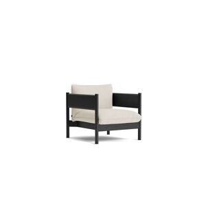 HAY Arbour Club Armchair SH: 40 cm - Vidar 1511 / Black Water-Based Lacquered Solid Beech