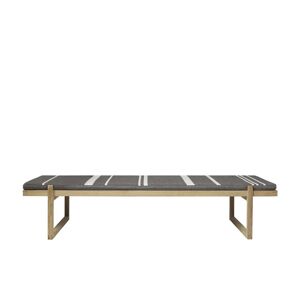 Kristina Dam Studio Minimal Daybed L: 200cm - Olieret Eg / Grå Uld