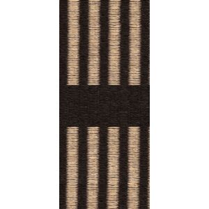 Woodnotes Cut Stripe Carpet Sewn Edges 80x200 cm - Black/Natural