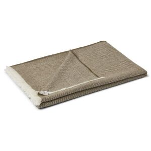 Natures Collection Sidsley Herringbone Throw 130x200 cm - Olive