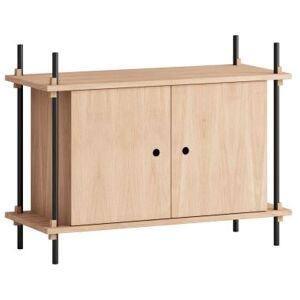 Moebe Shelving System S.65.1.B 65x85 cm - Oak/Black