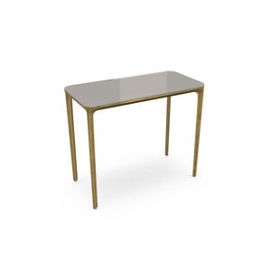 SOVET Slim 4 Legs Console L: 90 cm - Burnished Brass/Glass Clay