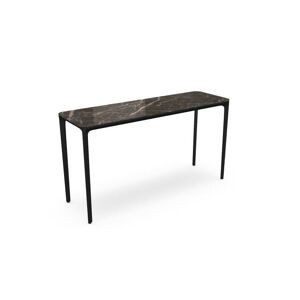 SOVET Slim 4 Legs Console L: 140 cm - Black/Ceramics Ombra di Caravaggio