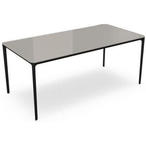 SOVET Slim Rectangular 180x90 cm - Black/Glass Clay