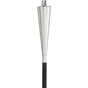 Blomus Orchos Garden Torch With Wooden Pole H: 145 cm - Stainless Steel Polished