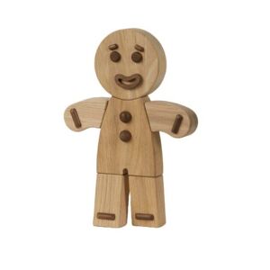 Boyhood Gingerbread Man Small H: 19 cm - Oak