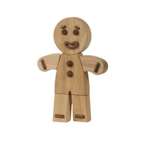 Boyhood Gingerbread Man Large H: 30 cm - Oak