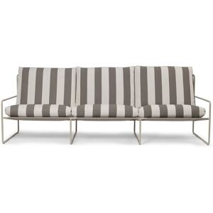 Ferm Living Desert 3-Seater L: 233 cm Stripe - Cashmere/Chocolate