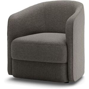 New Works Covent Loungechair Narrow SH: 42 cm - Dark Taupe 10