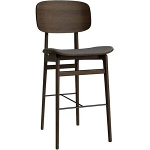 NORR11 NY11 Bar Chair SH: 65 cm - Dark Smoked Oak/Hallingdal 368